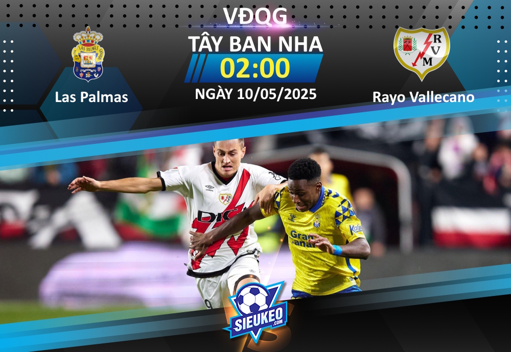 Soi kèo bóng đá Las Palmas vs Rayo Vallecano 02h00 ngày 10/05/2025: Không còn đường lui