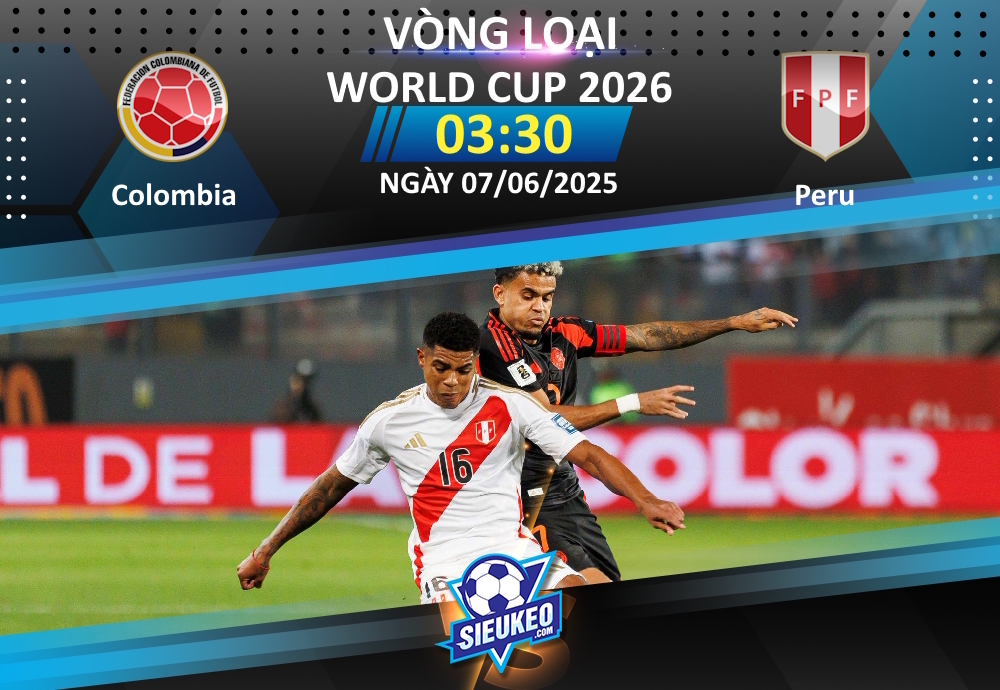 Soi kèo bóng đá Colombia vs Peru 03h30 ngày 07/06/2025: “Los Cafeteros” trút giận