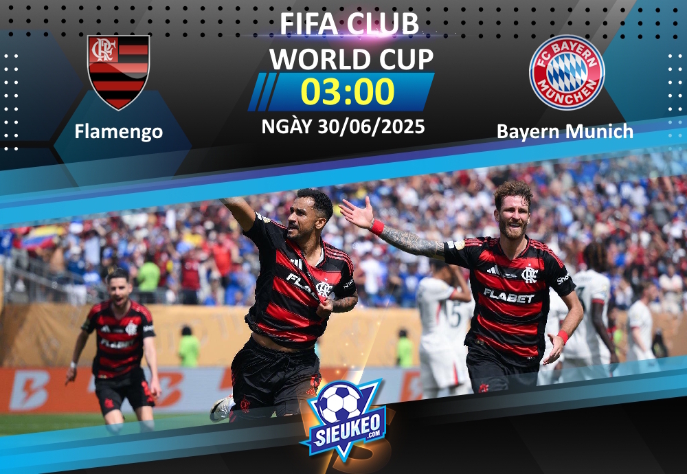 Soi kèo bóng đá Flamengo RJ vs Bayern Munich 03h00 ngày 30/06/2025: Không dễ cho “Hùm xám”