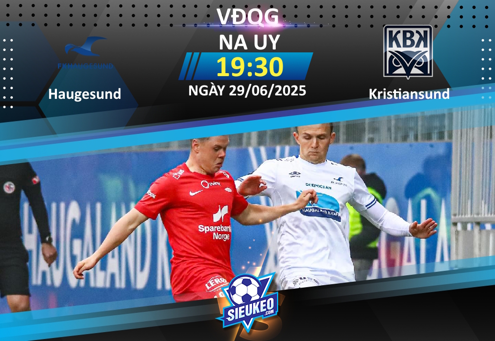 Soi kèo bóng đá Haugesund vs Kristiansund 19h30 ngày 29/06/2025: Chủ nhà “sa lầy”