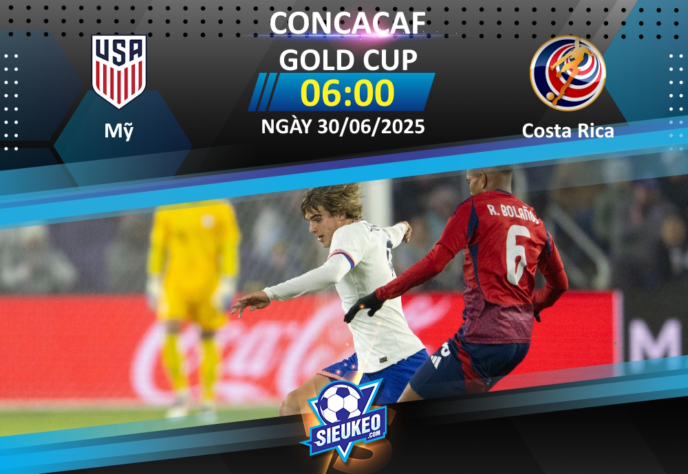 Soi kèo bóng đá Mỹ vs Costa Rica 06h00 ngày 30/06/2025: Khó có bất ngờ