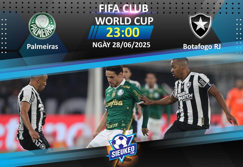 Soi kèo bóng đá Palmeiras vs Botafogo RJ 23h00 ngày 28/06/2025: Nội chiến Samba