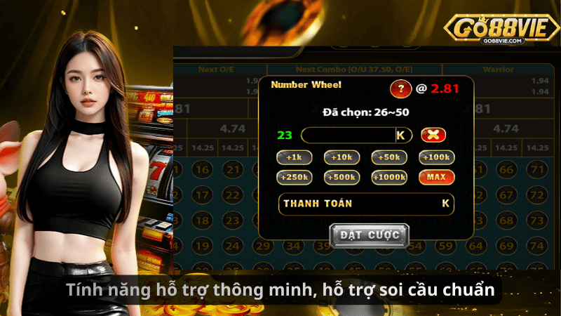 Tính năng hỗ trợ thông minh, hỗ trợ soi cầu chuẩn
