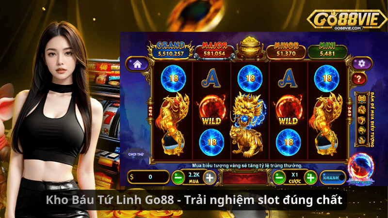 Kho Báu Tứ Linh Go88 - Trải nghiệm slot đúng chất