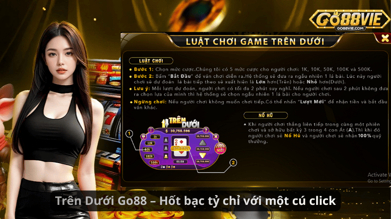 Trên Dưới Go88 – Hốt bạc tỷ chỉ với một cú click