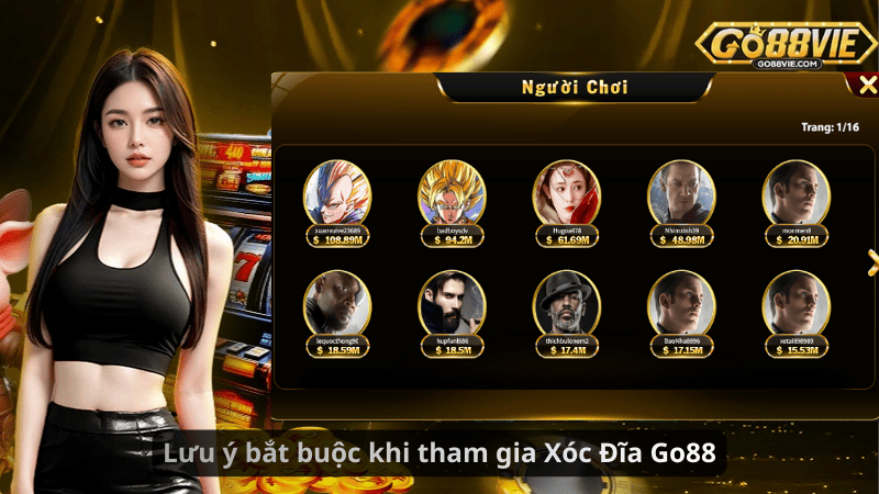 Lưu ý bắt buộc khi tham gia Xóc Đĩa Go88
