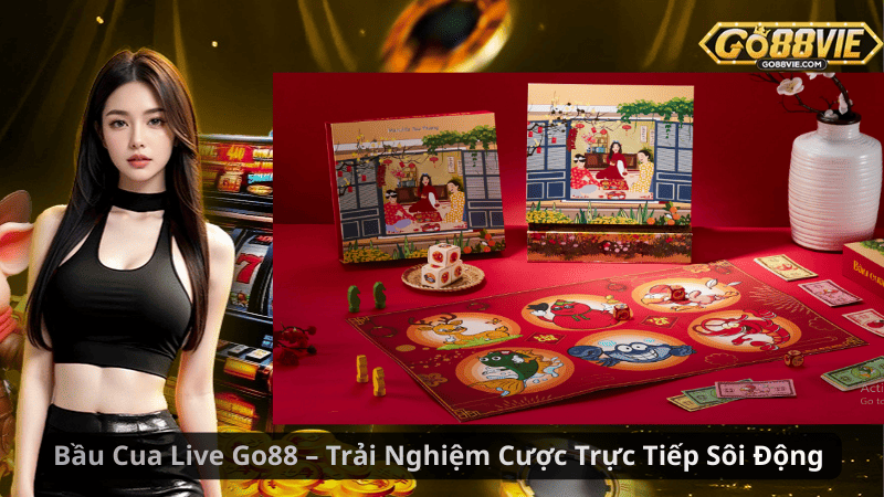 Bầu Cua Live Go88 – Trải Nghiệm Cược Trực Tiếp Sôi Động 